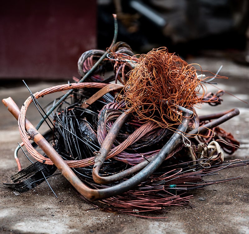 Kupfer und Buntmetalle sortiert
